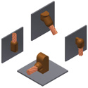 Cable to Flat Steel Molds