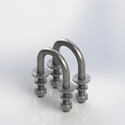 u-bolt kit, 1-7/8in OD pipe (2 u-bolts) (Each)