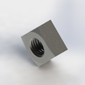 5/8" Square Nuts