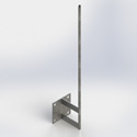 GPS wall mount,3/4pipe,hollow/solid w (Each)
