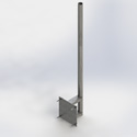 wall Mount, 63 for Solid Walls (Each)