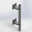 wall mount/12stndoff solid wall NP (Each)