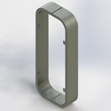 Handhole Rim, 10 x 22 id.(12x24), BLK (Each)