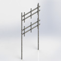 two Tier H-Frame 78 wiith 14ft post (Each)