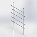 Telco H-frame, 5 level (Each)