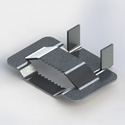 banding buckles, 3/4in stainless, pk/100 (Each)